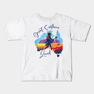 Australia (Great Southern Land) Kids T-Shirt